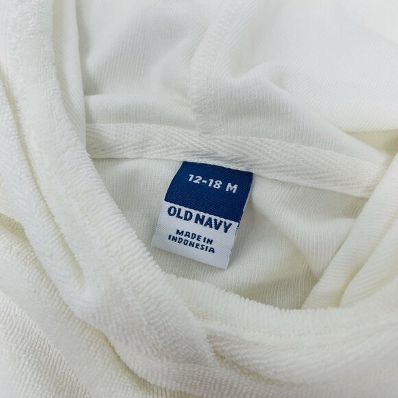 Old Navy Baby Girls 12-18 Months Terry Cloth Poncho Swim Cover Up Sea Salt 2335 - Picture 6 of 7